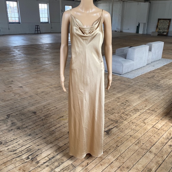 Vintage Early 2000s "La Vie En Rose" Maxi Slip Dress - Picture 2 of 9